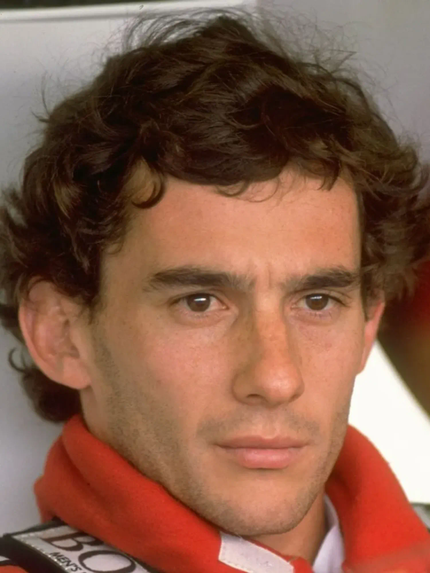 Retrato de Airton Senna.