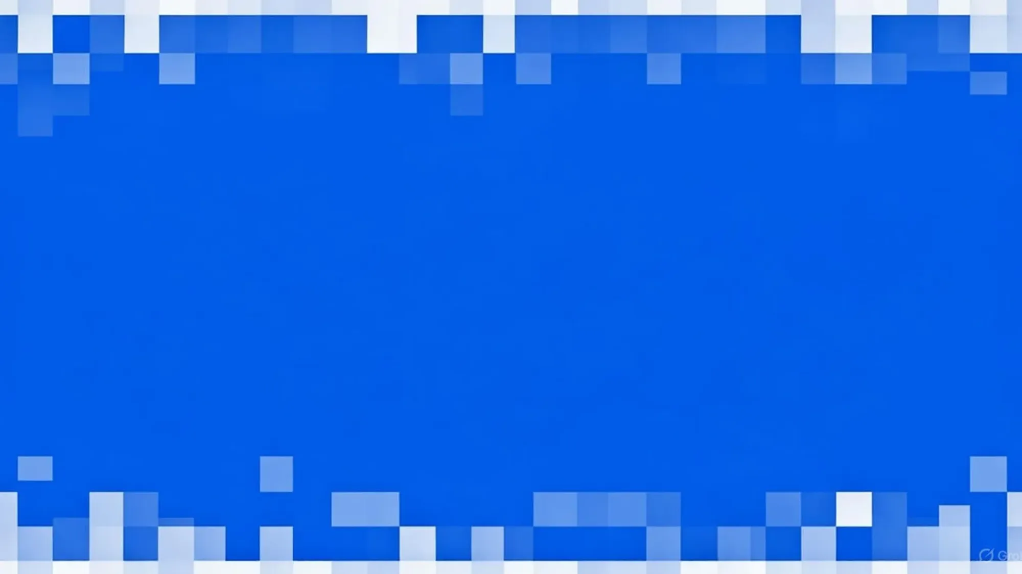 blue pixelado