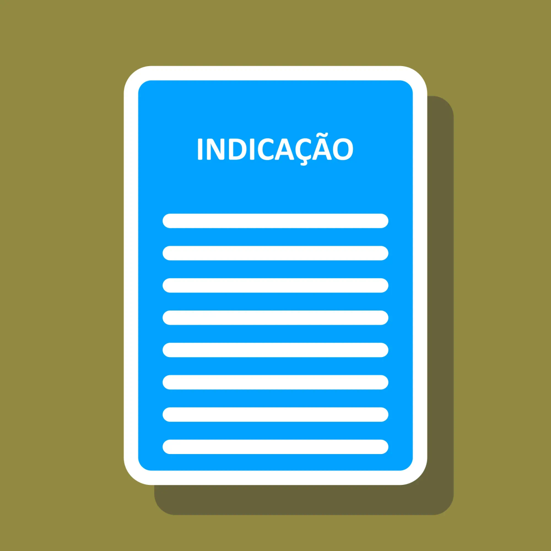 Ilustração de Indicação.