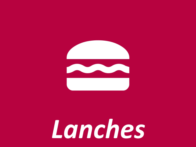 Ilustração lanches.