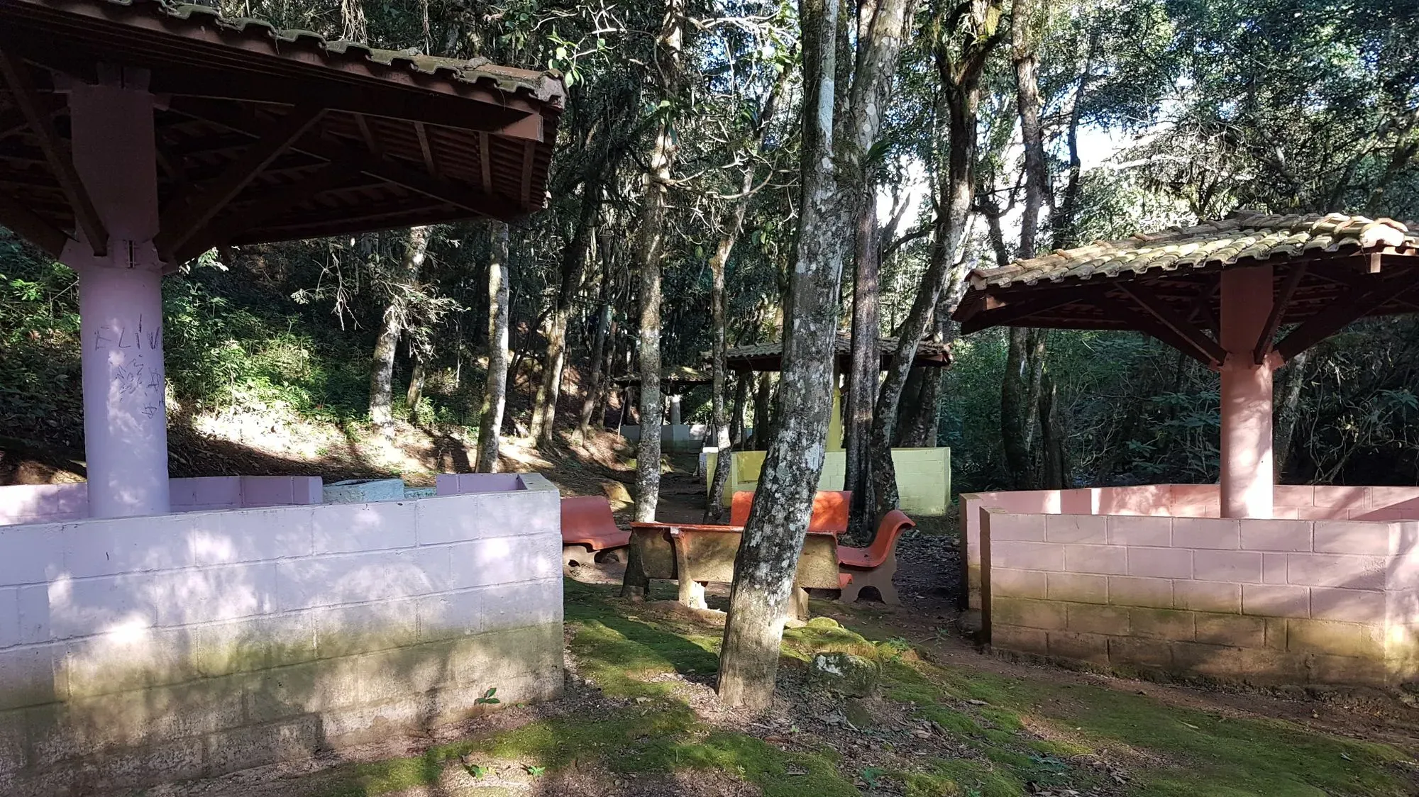 Quiosques Quiosques para confraternização.