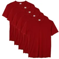 Camisetas vermelhas.
